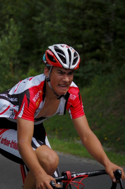 Moritz Irendorfer behauptet sich im österreichischen Radnachwuchs.