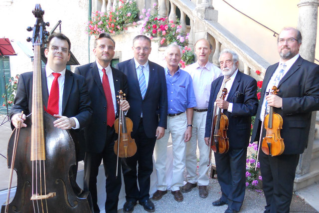 Das „Concilium musicum Wien“ spielte für die Gäste in Mühlbach auf.		                 Foto: Privat