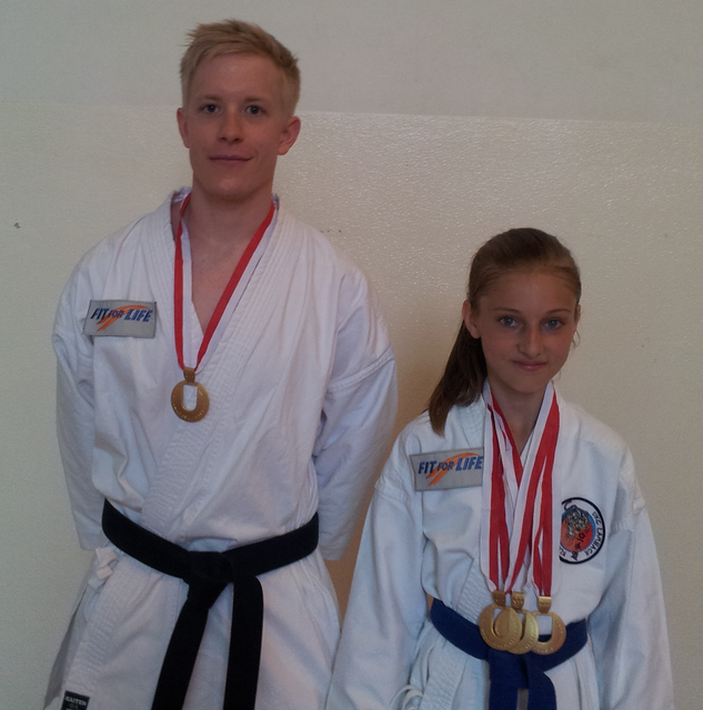 Sara Dubravac mit ihrem Coach Andreas Moser.