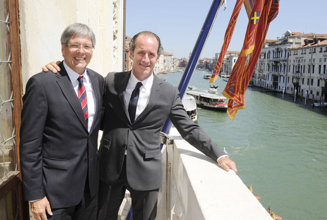 Wollen Kärnten und Veneto gemeinsam mit Friaul-Julisch-Venetien als Euregio senza confini nach vorne bringen: Landeshauptmann Peter Kaiser udn Veneto-Präsident Luca Zaia.