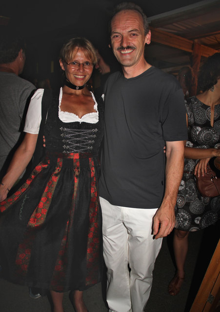 Ministerin Beatrix Karl war mit Bgm. Johann Kaufmann und LAbg. Josef Ober beim Fest.