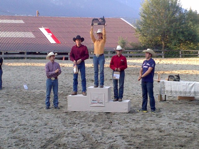 Petra Friedle: Sieg in der Open Reining der Alpen Trophy, Barbara Singer: 3. Platz