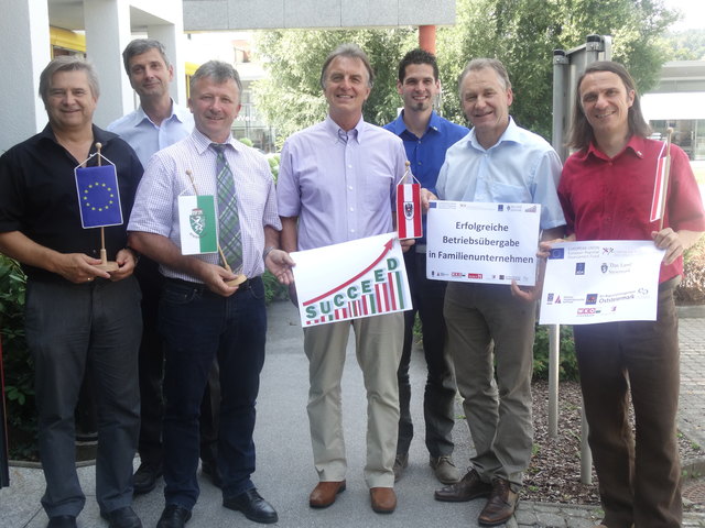 Verteter von RMO und Wirtschaftskammer präsentierten das Projekt.