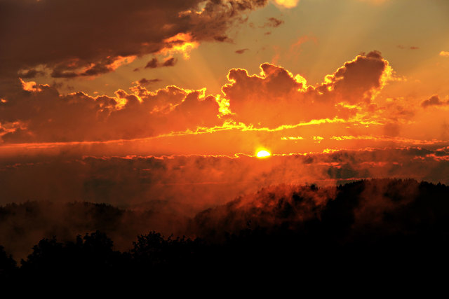 ...Sonnenuntergänge fotografieren :-)