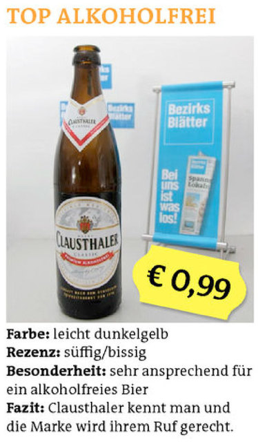 Top Alkoholfrei - Clausthaler | Foto: Florian Haun