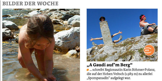 Mein Dank an die Woche Graz-Umgebung Süd für die Veröffentlichung unseres Gaudi-Bildes!!!
