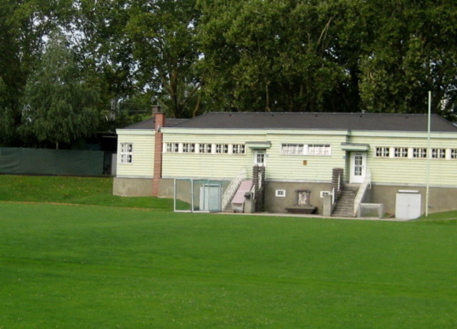 Das Kabinen - und Bädergebäude