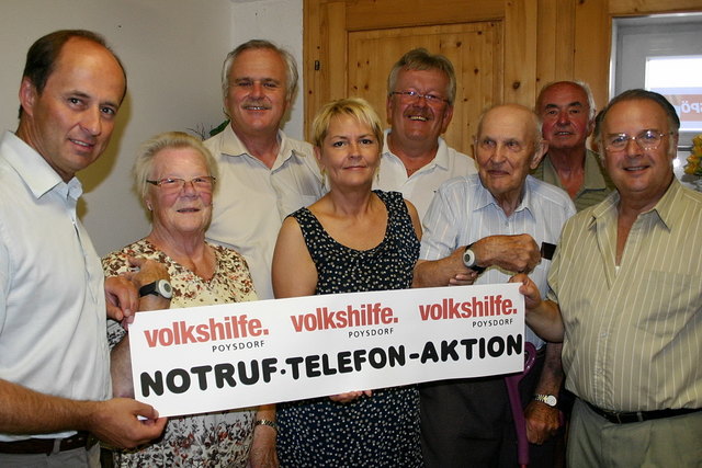 Hubert Kuzdas, Barbara Waldmann, Johann Keminger, Eveline Reiter, Hans-Peter Vodicka, Johann Deutner, Fritz Kaltenecker und Egon Englisch. | Foto: Englisch