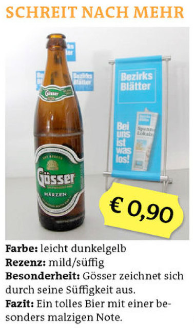 Schreit nach mehr - Gösser | Foto: Florian Haun