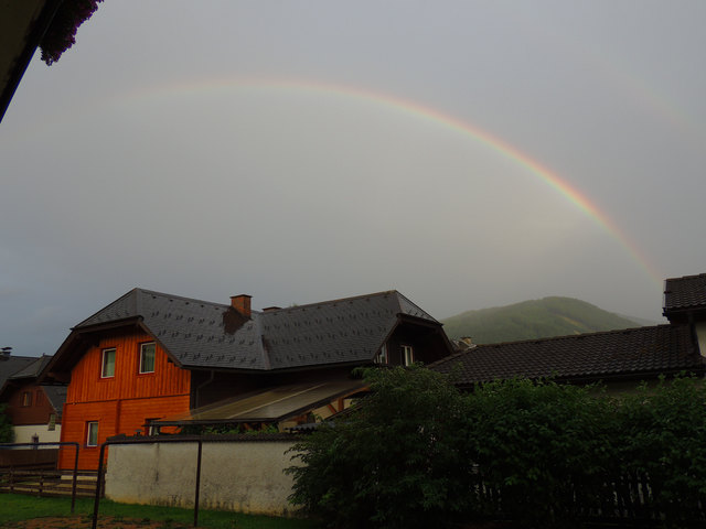 Regenbogen in den Abendstunden vom 13. August 1