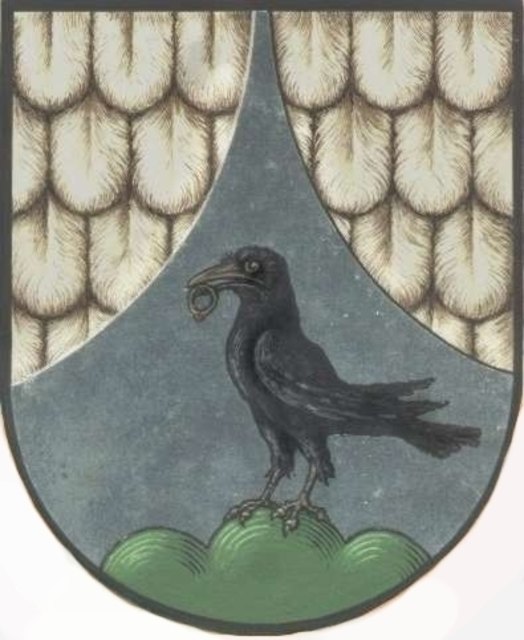 Der Rabe mit Ring im Schnabel: Ständiger Begleiter des heiligen Oswald.