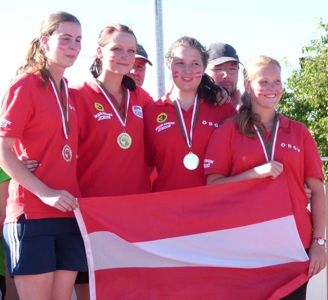 Gold für Österreichs Juniorinnen bei der Junioren-EM in Portugal | Foto: Christian Kremser