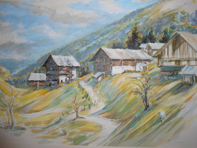 Porträts, Landschaftsgemälde und ungegenständlichen Werke sind in der Galeria am Polylog zu bestaunen.
