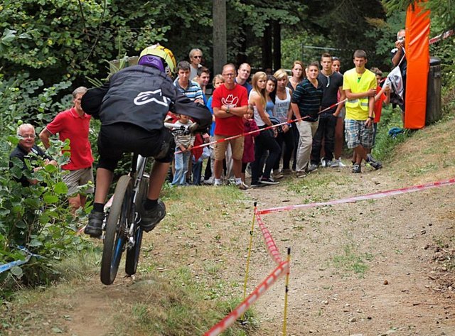Downhill: In Millstatt wurde Action geboten. Das Interesse an der Veranstaltung war sichtlich groß