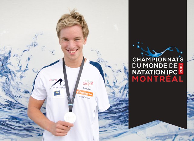 Andreas Onea mit der begehrten Silbermedaille