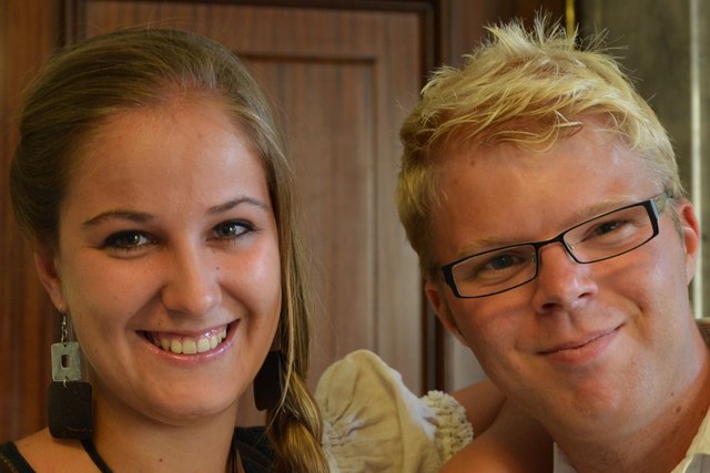 Von der Bürgermusik: Patricia Hofer und Philipp Belschner