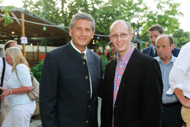 Vizekanzler Dr. Michael Spindelegger und Nationalratskandidat GGR Mag. Daniel Soudek