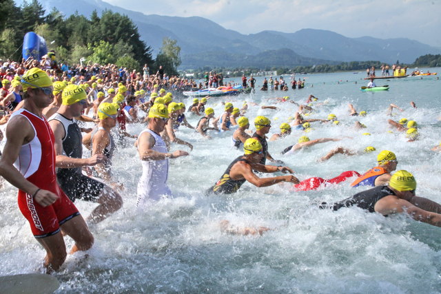 Am 25. August findet der 7. Faaker See Panaceo Sport Triathlon statt