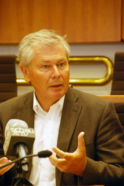 Landtagspräsident Gerhard Steier zog eine positive Halbjahresbilanz.