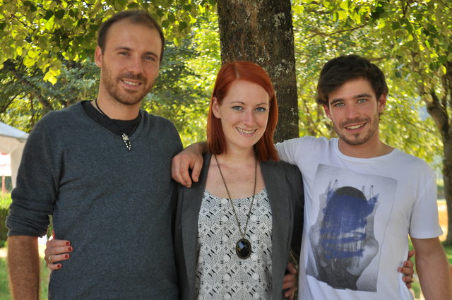 Führen einen Informationsabend durch: Alexa Dschulnigg, Werner Bierbaumer und Michael Wallenböck