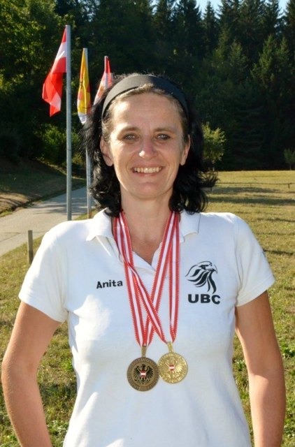 Zweimal Edelmetall Anita Ullmann.