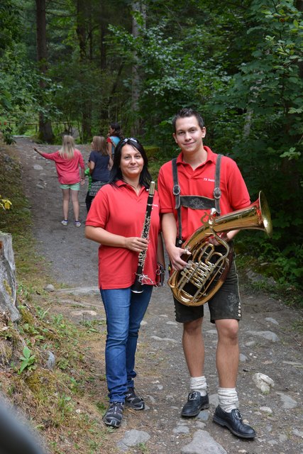 Beim Mühnlenfest in Kaning: Karin und Florian Edlinger