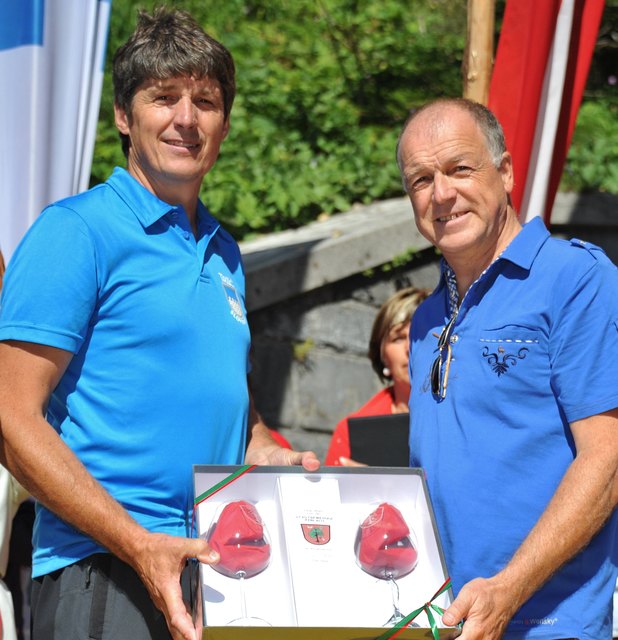 Partnerschaft der Gemeinden: die Bgm. Borut Sajovic und Ingo Appé