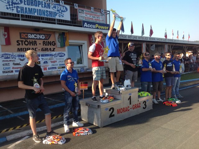 Bei den zehn Finalisten der Europameisterschaft für Modellautos in Berndorf setzte sich Italien durch.