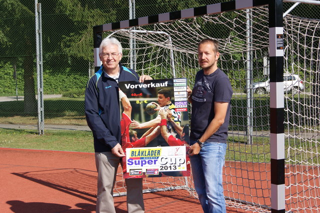 Handball-Supercup mit Traun-Card-Aktion.