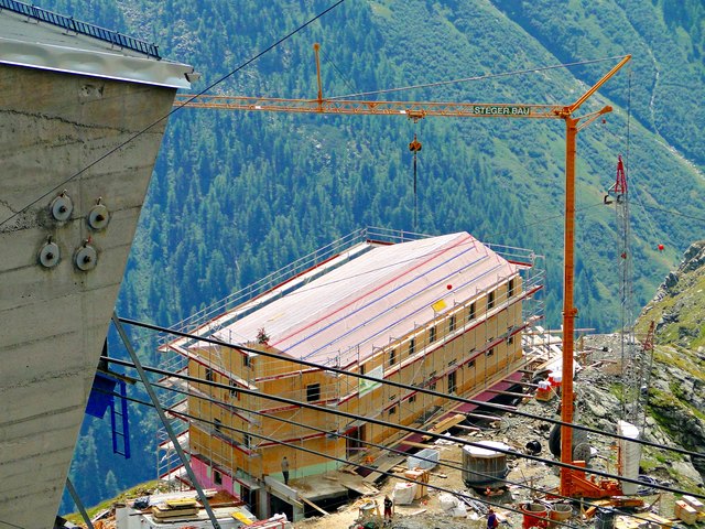 Das "Neue Hannoverhaus" entsteht unter der Arnoldhöhe