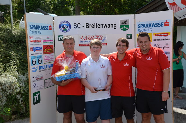 Die Breitenwanger Mannschaft konnte sich doch noch den dritten Platz sichern.