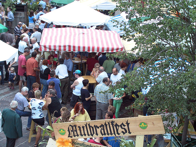 Kulinarik, Genuss und Spaß stehen beim traditionellen Mulbratlfest im Vordergrund.