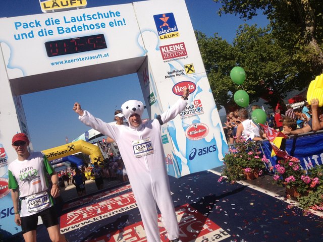Norbert Zeppitz im Ziel