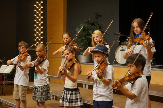 Violinisten aus Österreich, Deutschland, Tschechien und Frankreich nahmen am Festival teil.