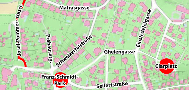 Acht Verkehrsflächen in Hietzing haben bedenkliche Namensgeber.