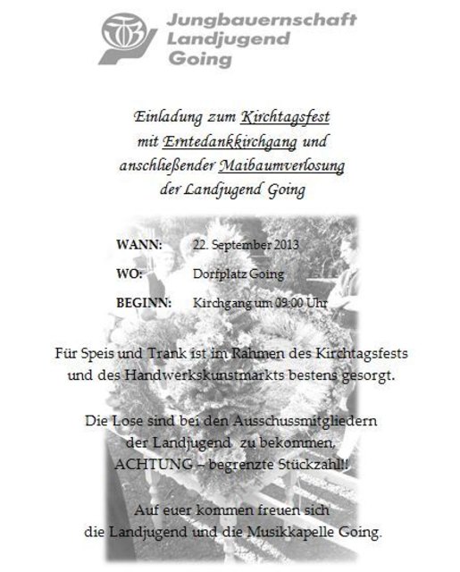 Ausschreibung