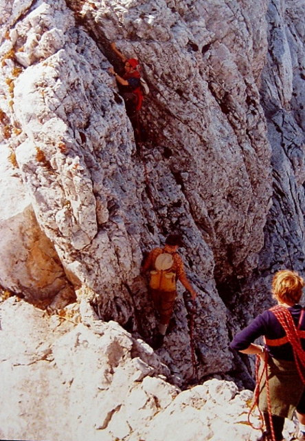 Im Fels des Rossschweifs 2+