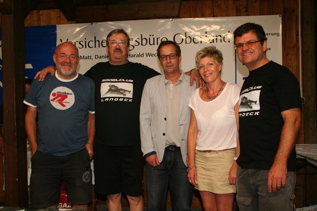 GR Hansjörg Unterhuber, Obmann Gerhard Graber, Bbm Dr. Wolfgang Jörg, Tamara Matt und Kassier Jakob Egg (v. l.).