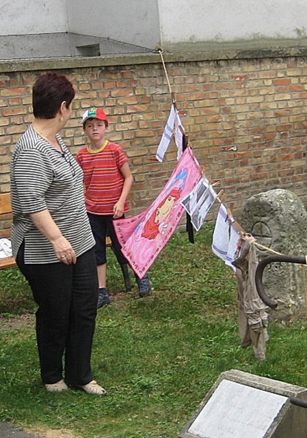 Und schon flatterts im Wind