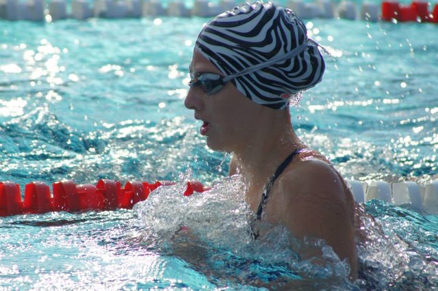 Als eine der jüngsten des St. Veiter Schwimmteams schwamm Lena Kraxner in Wolfsberg in die Medaillenränge