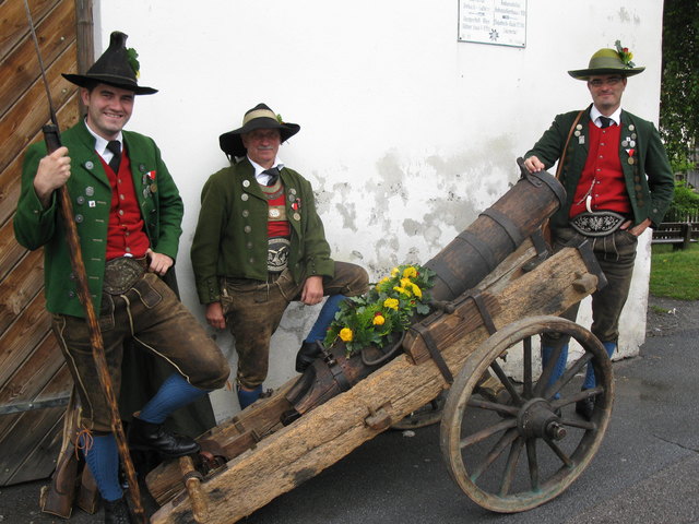 Die Landsturmgruppe Senseler aus Volders.