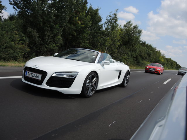 Mit dem "Audi-High-Performance"-Fahrtag und neuem R8 V10 macht die quattro GmbH irgendwie jeden high. | Foto: STS