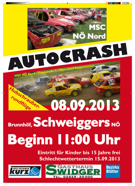 Ein großes Motorsportspektakel erwartet die Crash-Fans am 8. September in Brunnhöf. | Foto: privat