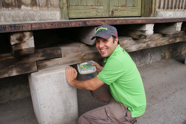 Geocacher Paul Ehrenbrandner