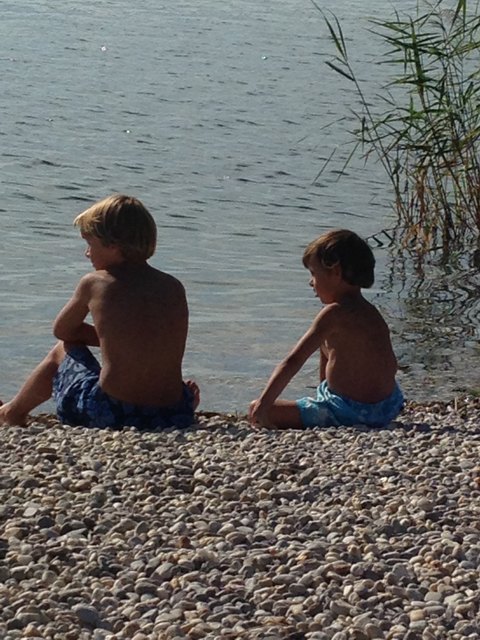 Unser letzter Badetag an der Alten Donau