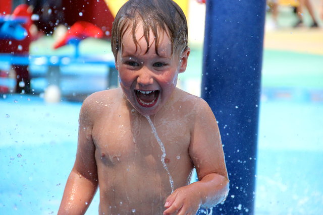 Volle Ladung Wasser