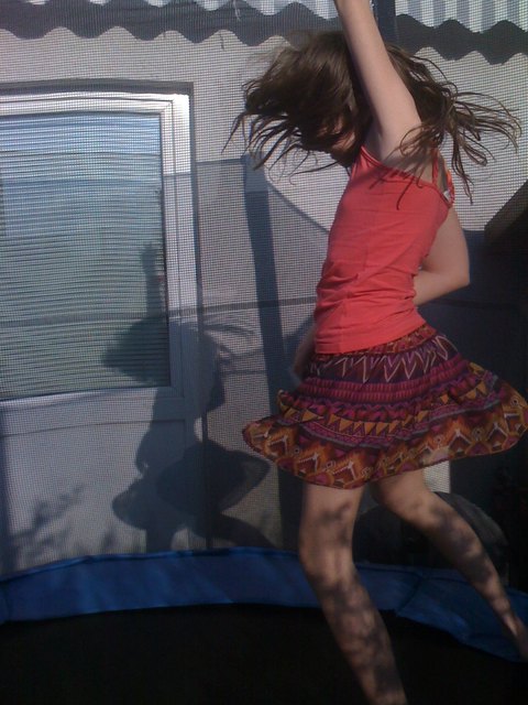 Spaß am Trampolin
