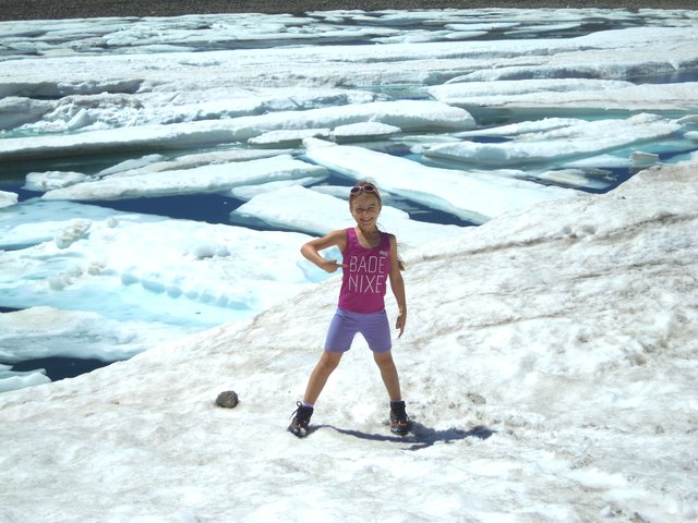 Der Hitze entfliehen zum Eissee am Mölltaler Gletscher