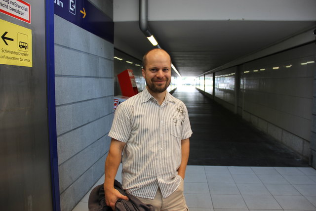 Pendler Georg Dorner: "Mich wundert das ein bisschen, die Infrastruktur ist sehr gut."
