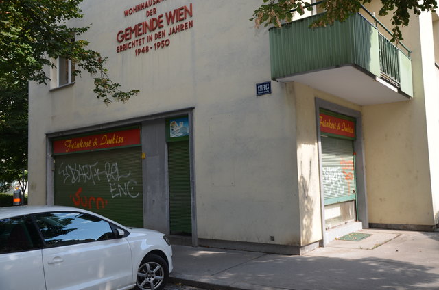 Wohnhausanlage in der Wehlistraße 131-145: Auf Stiege 20 lernt man das Gruseln | Foto: Gerhard Krause